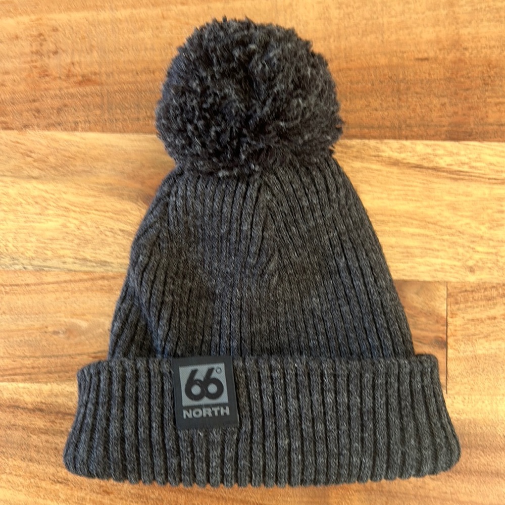 66 Degrees North Pom Pom beanie